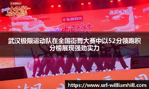 武汉极限运动队在全国街舞大赛中以52分领跑积分榜展现强劲实力
